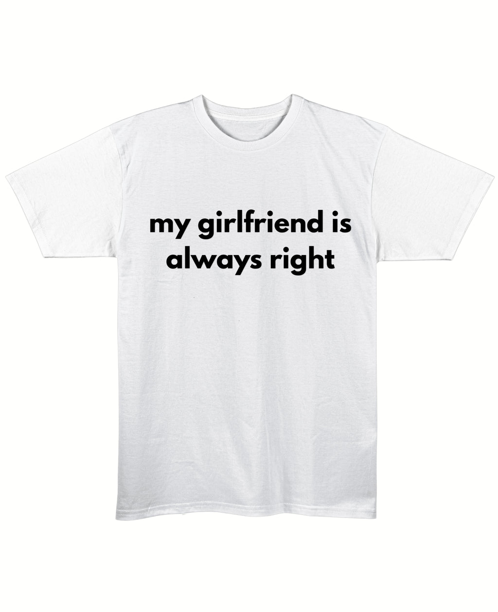 White Regular Fit T-shirt Front Design