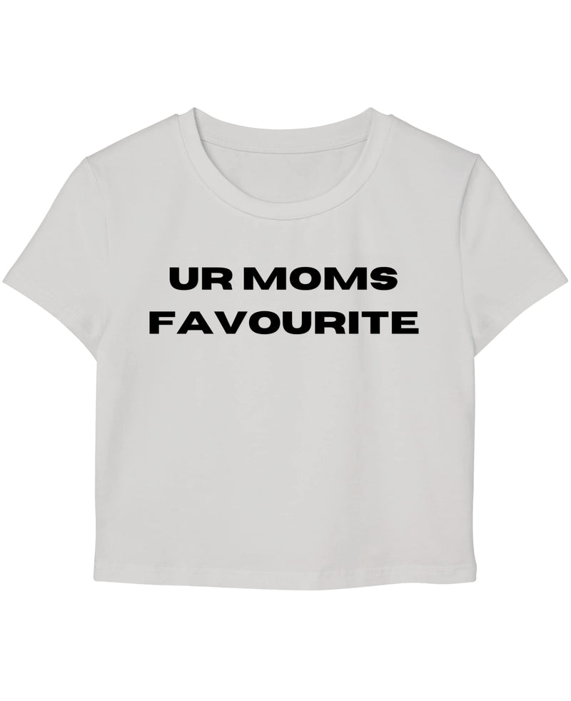 White Baby Tee Front Design