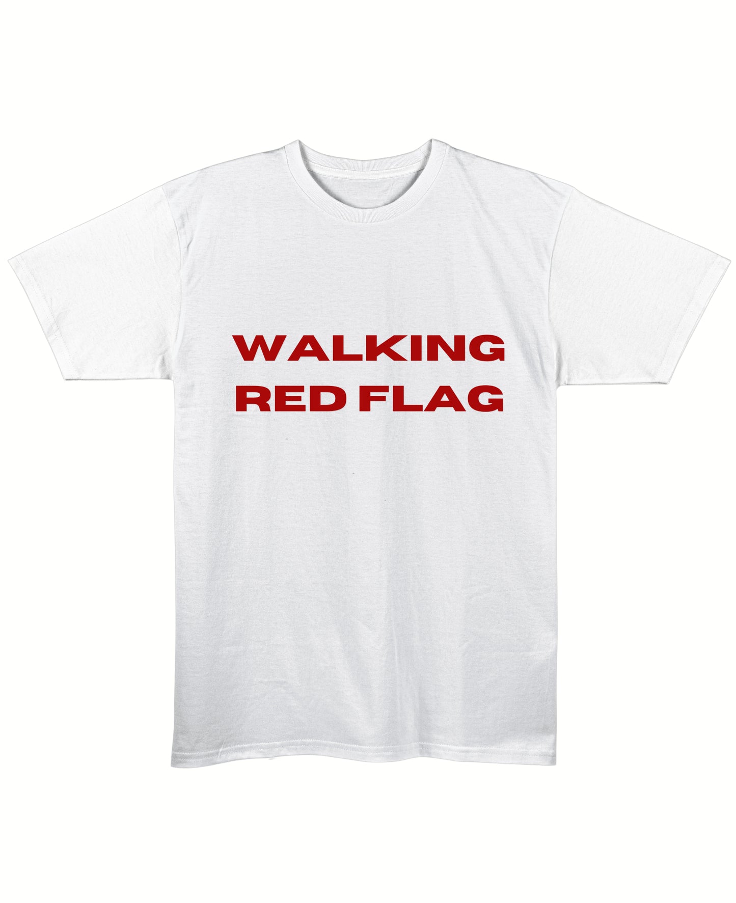 White Regular Fit T-shirt Front Design