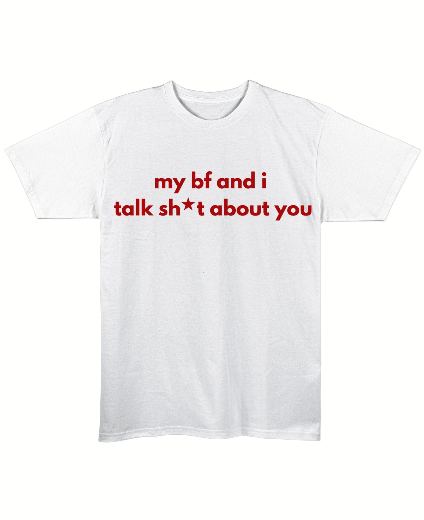 White Regular Fit T-shirt Front Design