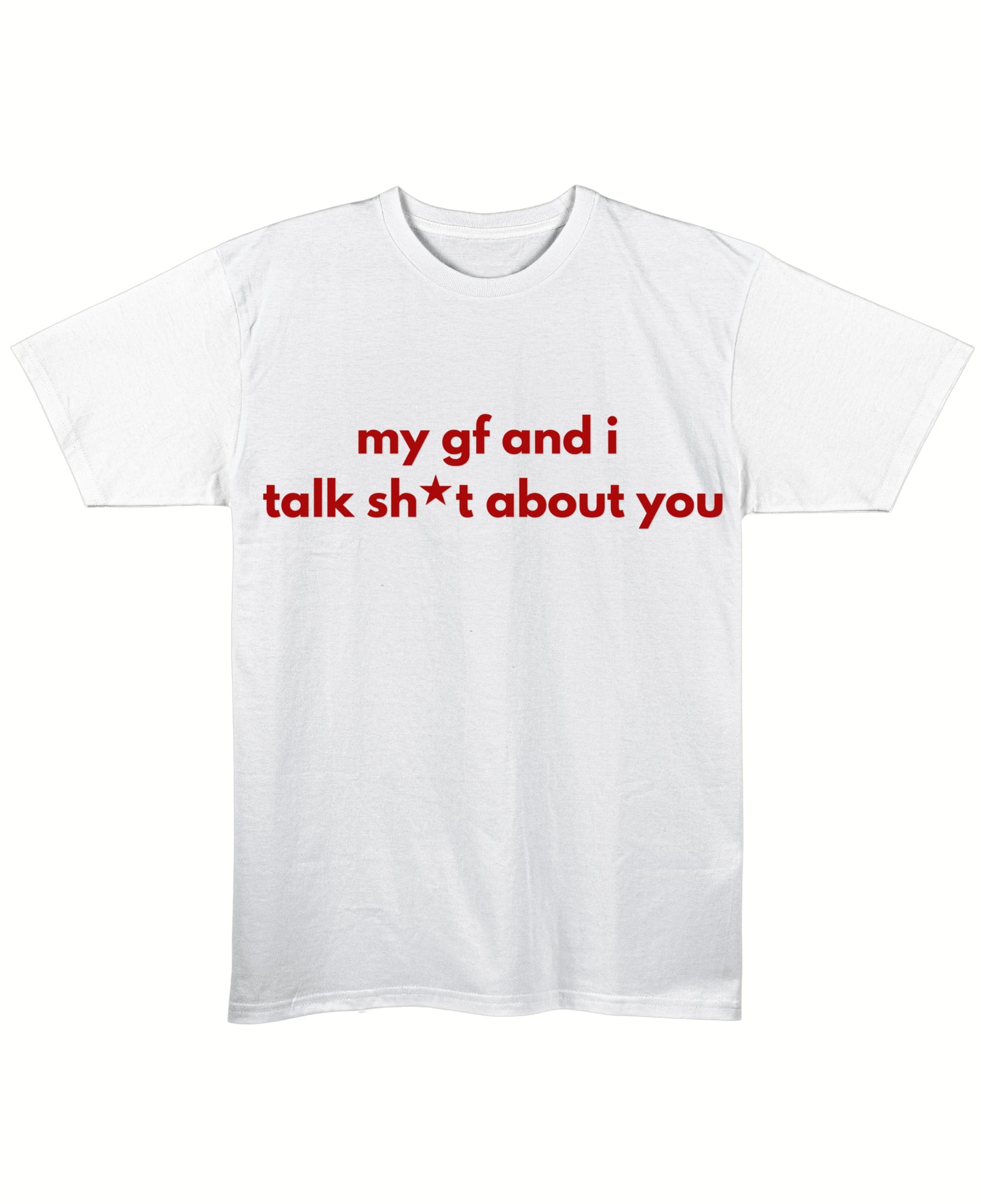 White Regular Fit T-shirt Front Design