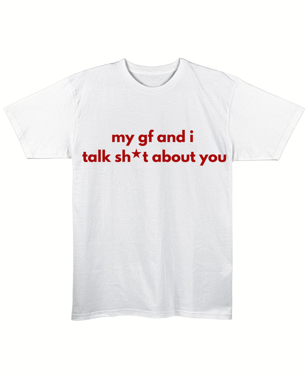 White Regular Fit T-shirt Front Design