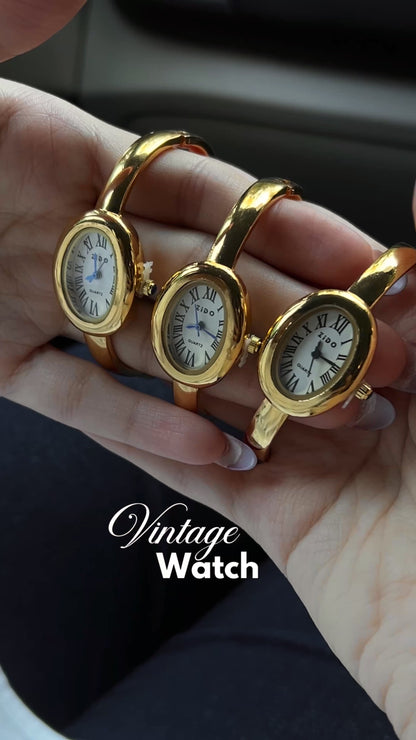 Vintage Watch Gold