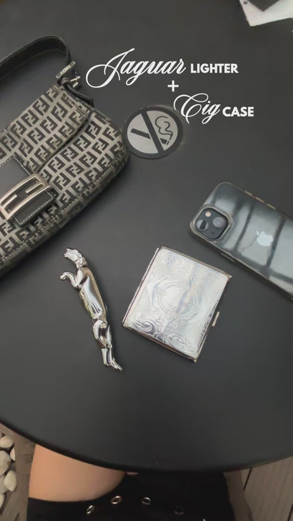 Cig Case+ Jaguar Lighter
